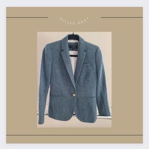 J. Crew Moon Blazer Schoolboy Herringbone Wool Blazer